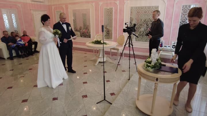 Видеоператор в загсе, свадебная регистрация 8(996)-412-0014 Прокопье ...