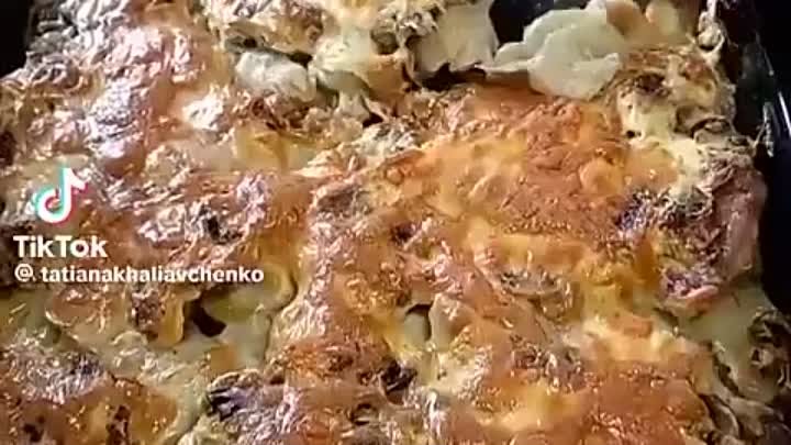 Мясо по - французски с грибами