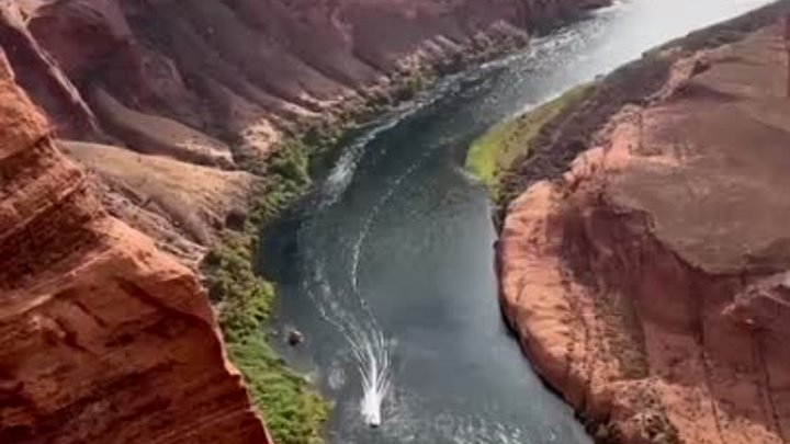 🥰 Живописный каньон Подкова на реке Колорадо, Аризона, США