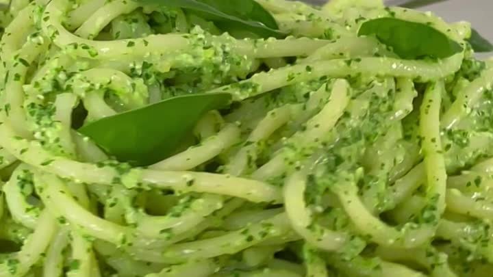 Зеленые спагетти