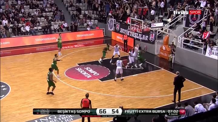 Beşiktaş Sompo Sigorta 80-59 Frutti Extra Bursaspor