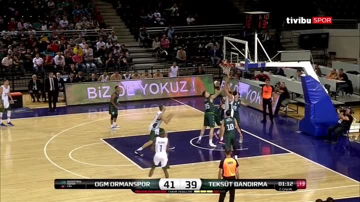 BSL 2. Hafta Özet - OGM Ormanspor 81-86 Teksüt Bandırma