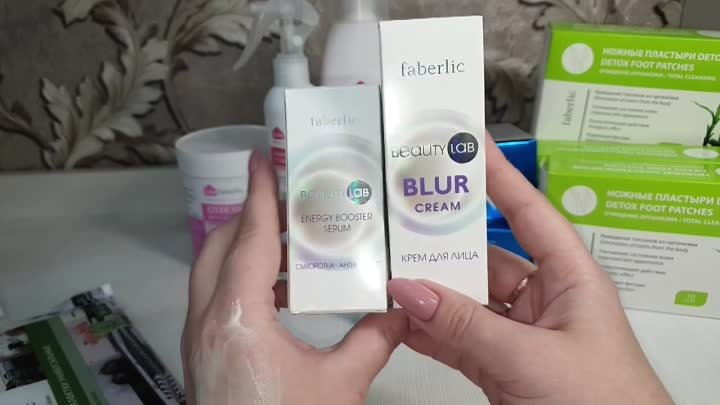 Крем для лица Blur с эффектом фотошопа и сыворотка антистресс.