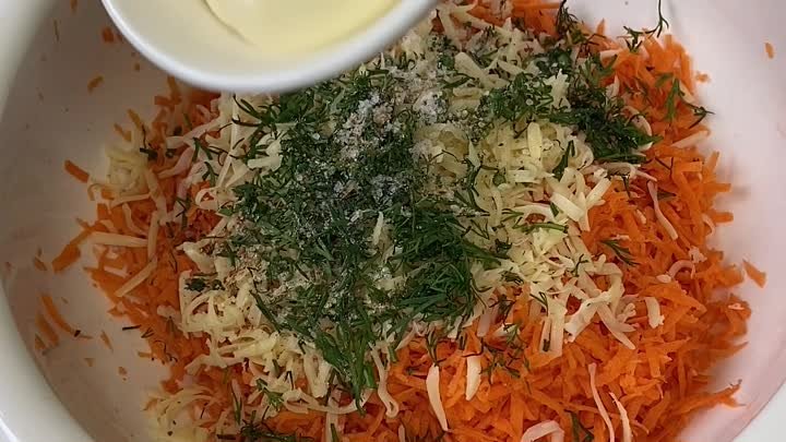 Морковный салатик 
