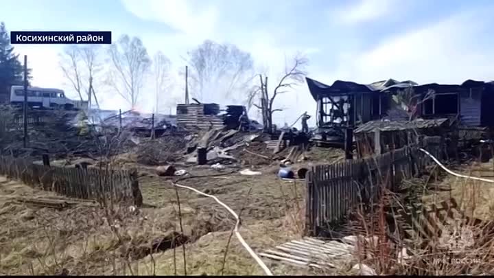 пожар в Романово