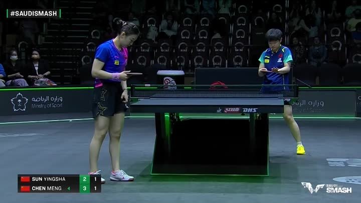 FULL MATCH _ SUN Yingsha vs CHEN Meng _ MS Final _ #SaudiSmash 2024