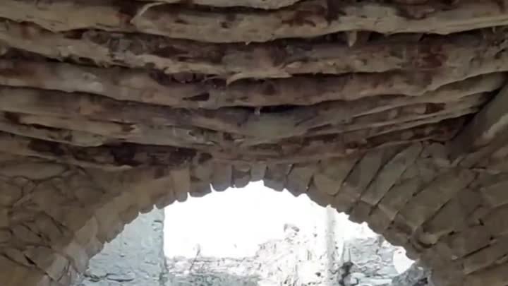 Старинный заброшенный аул в Дагестане.