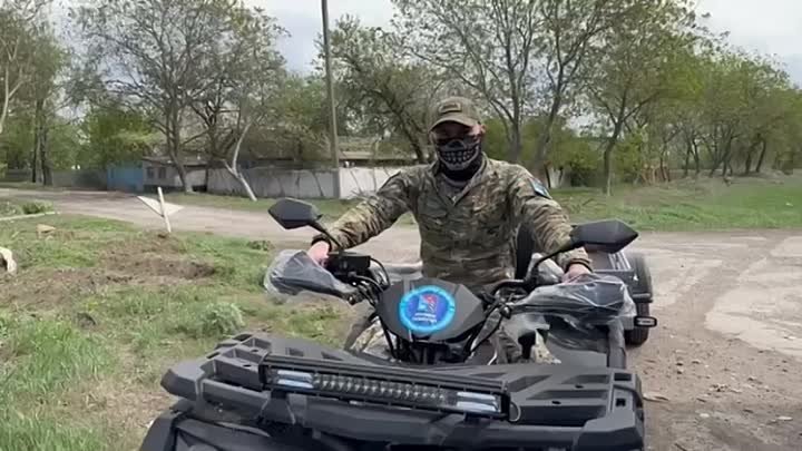 Колымские бойцы благодарят губернатора Сергея Носова за квадроциклы