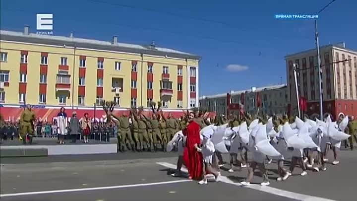 Парад Победы. Енисей HD (Красноярск). 09.05.2024 Обрезка 1