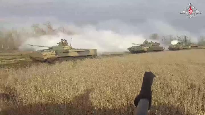 Боевая работа танкистов ВВО