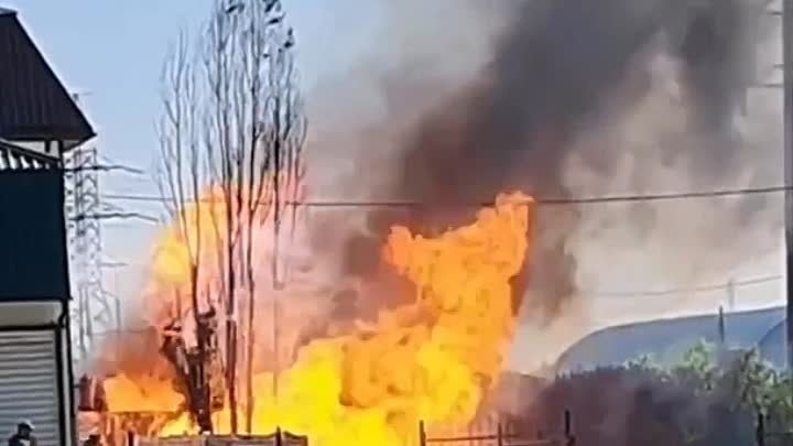 Резервуар с газом взорвался в Шебекино после атаки украинского дрона