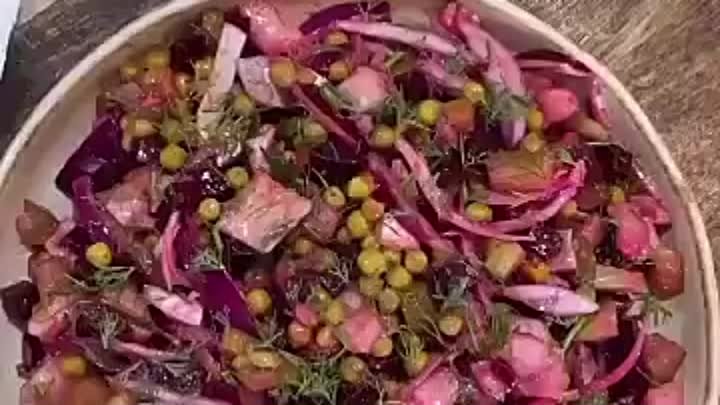 Вкусный селёдочный салат