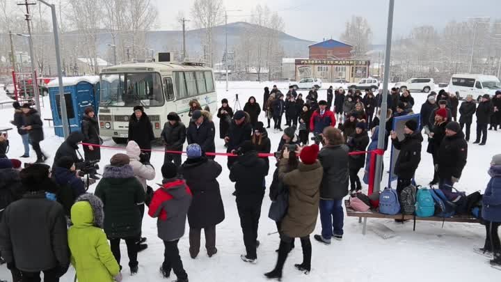 Открытие сквера у стадиона "Водник". 09.12.19.