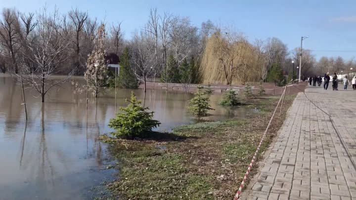 Уральск - Набережная р.Урал 08.04.2024, старый собор, курени!!! Laug ...