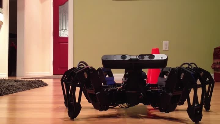 Raspberry Pi Robot with Xtion Pro Live (Prime Sense) called Charlotte