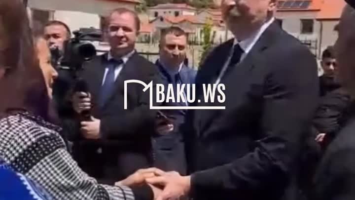 Президент Ильхам Алиев  посетил село Сус города Лачин и встретился с ...