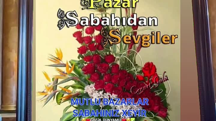 GÜNAYDIN 
SABAHINIZ XEYİR
MUTLU BAZARLAR