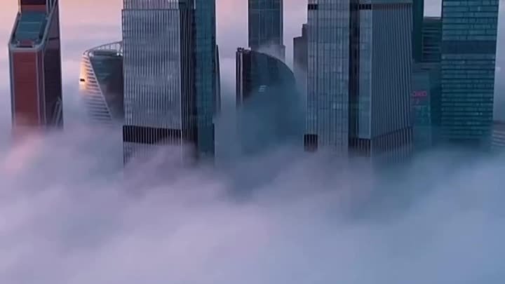 Низкая облачность. Москва 