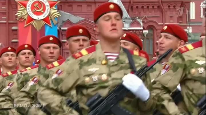 Росгвардейцы приняли участие в параде Победы на Красной площади