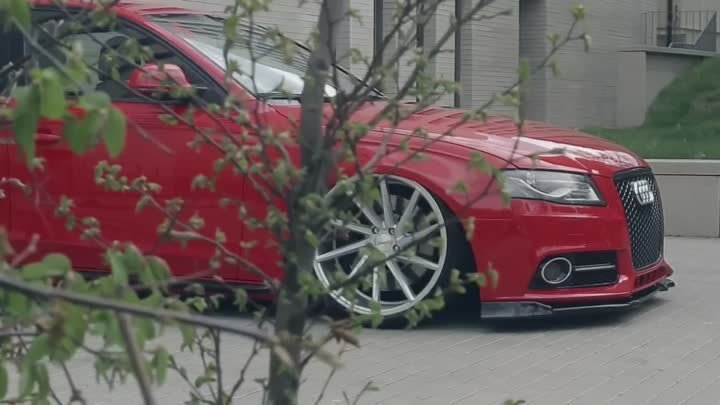 Audi A4 B8 Bagged _ Vossen 20' CVT Concave Wheels _ Poland Video ...