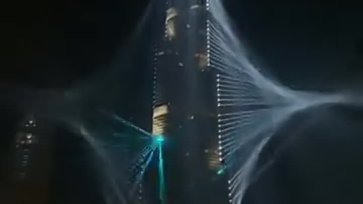 Ночное шоу в Дубае
