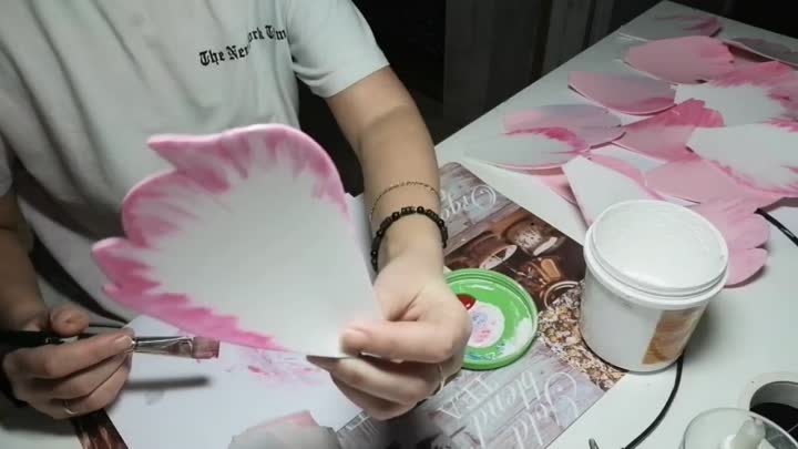 Как сделать светильник пион из изолона мк(How to make a peony lamp f ...