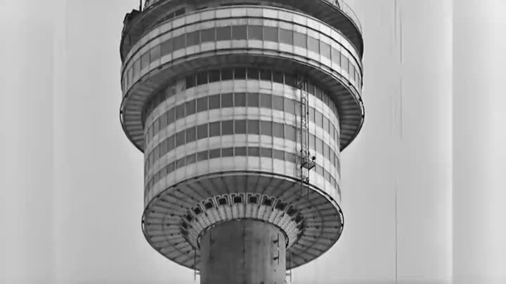 Возведение телевизионной башни в Останкино, 1969