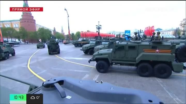 На Параде Победы показали бронеавтомобили