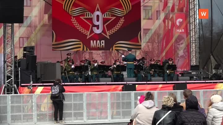 9 мая в Выборге играли военные оркестры