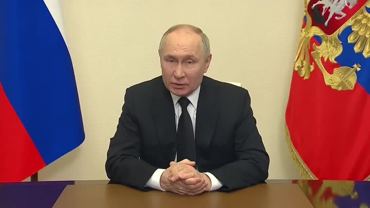 🔴Владимир Путин обратился к россиянам после теракта в «Крокус Сити  ...