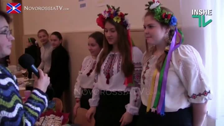 Сбор средств в школе на геноцид людей на Донбассе. mp4