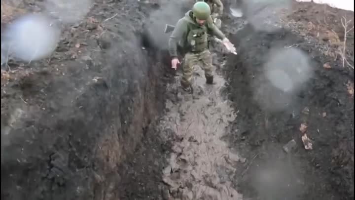 Солдаты ВСУ на передовой