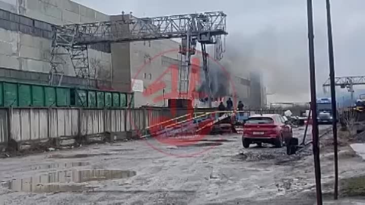 В Новосибирске случился крупный пожар
