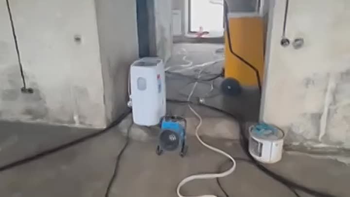 Процесс сушки в одном из домов в Дубках