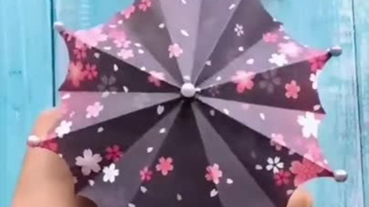 Зонтик из бумаги Для поделок с детьми