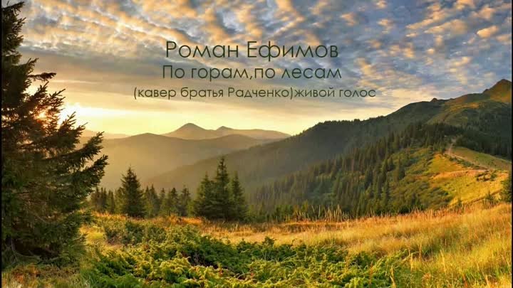 Роман Ефимов По горам,по лесам (кавер братья Радченко)живой голос
