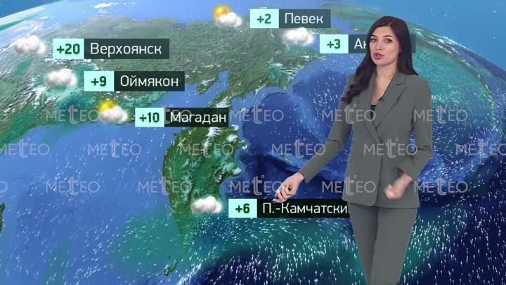 Прогноз погоды от Евгении Неронской (эфир от 23.05)