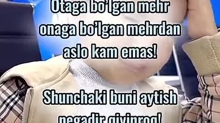 Sz ham yigladizmi?dadamiz bahtimizga sog boliwsin🤲😢