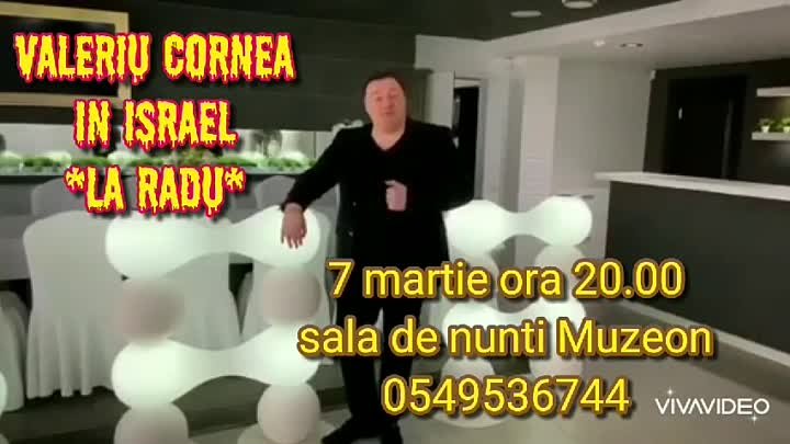 UN CADOU DE 8 MARTIE PENTRU TOATE FEMEILE *VALERIU CORNEA*  IN ISRAE ...