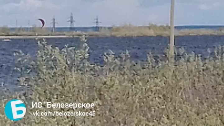 Развлечения в паводок 2024 возле села Белозерское (ИС "Белозерс ...