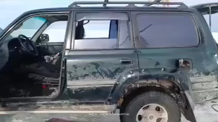 Подняли утопленный Land Cruiser