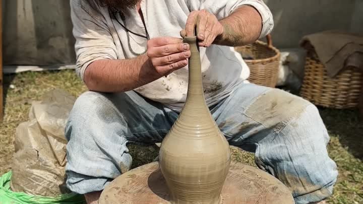Как делают глиняные горшки