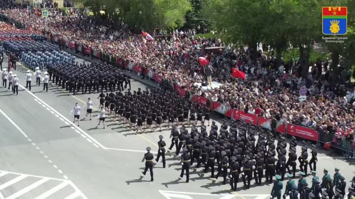 Парад в Волгограде. 09.05.2024