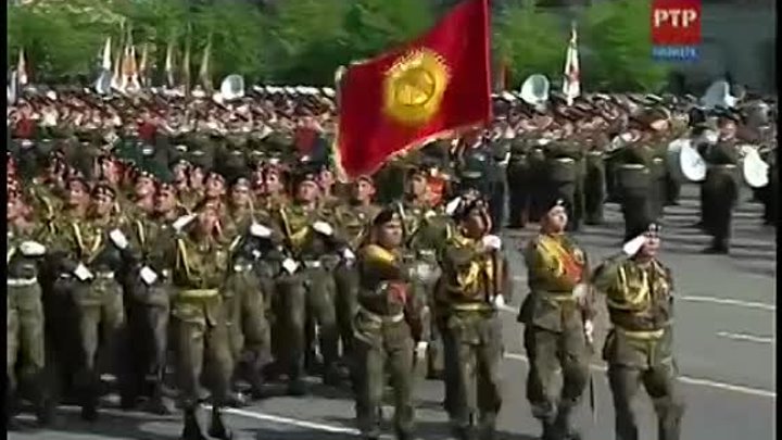 Войска союзников на Параде Победы в Москве, 2010 год.