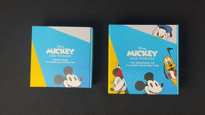Disney's Mickey & Friends Silver Coins