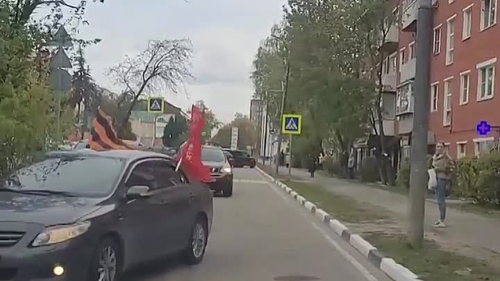 Автопробег в центре Щелково