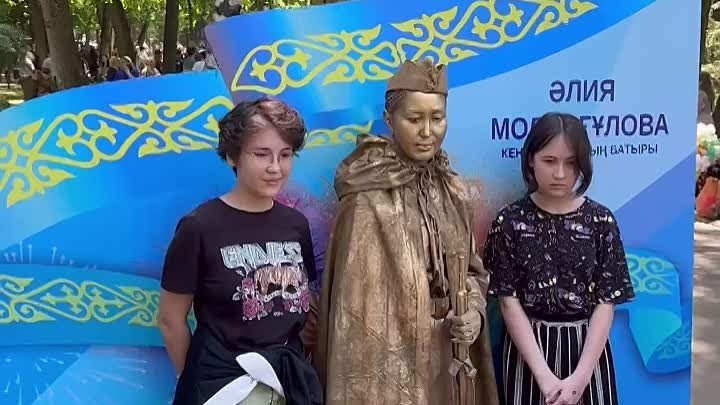 «Живые памятники». Алматы. День Победы. 09.05.24г.