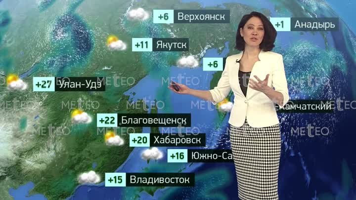 Прогноз погоды от Ирины Поляковой (эфир от  19.05)