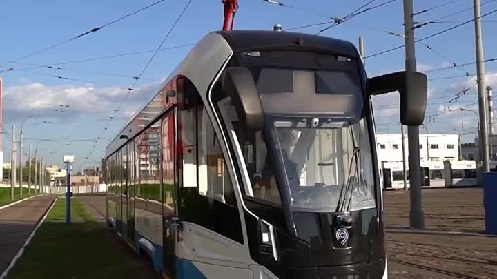 🚊Первый в России беспилотный трамвай уже на улицах Мо