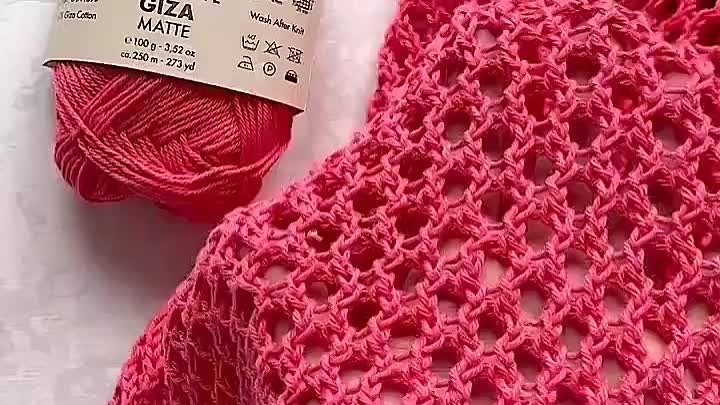Узор «Крупная сетка» от la.na.knit 